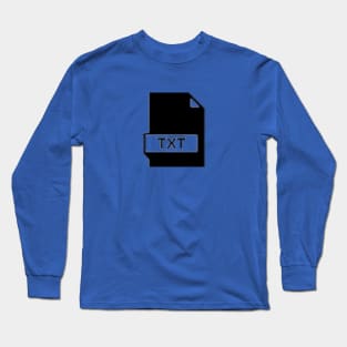 Format Txt Long Sleeve T-Shirt